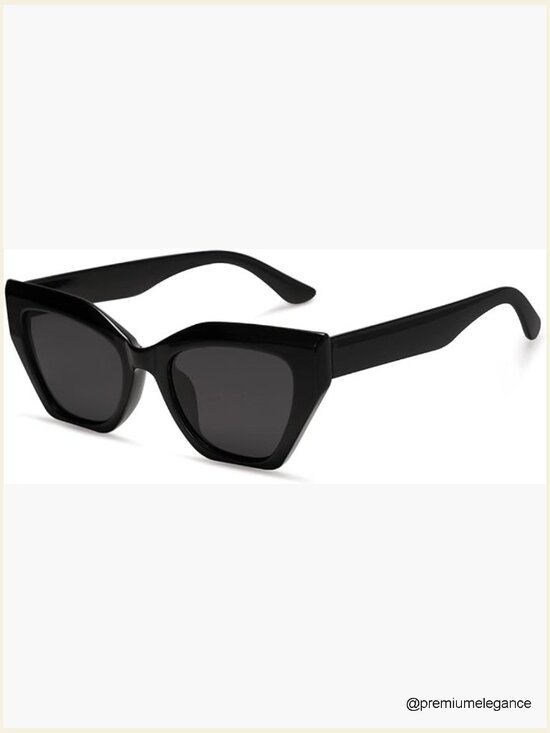 Accessories - Square Cat Eye Polarized Sunglasses Retro Classic Vintage Trendy Shades